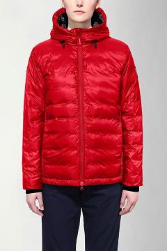Chamarras Canada Goose Mujer Outlet - Camp Chaqueta De Plumas Rojos / Negros BJ7213894